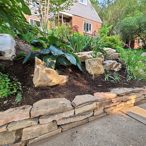 McGinn Hardscaping - Dry Stack Wall