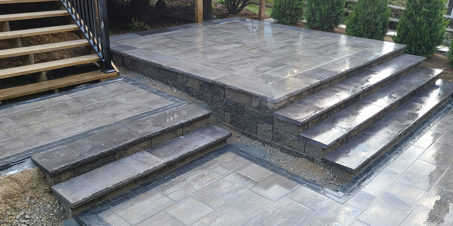 McGinn Hardscaping - Natural Stone Stairs