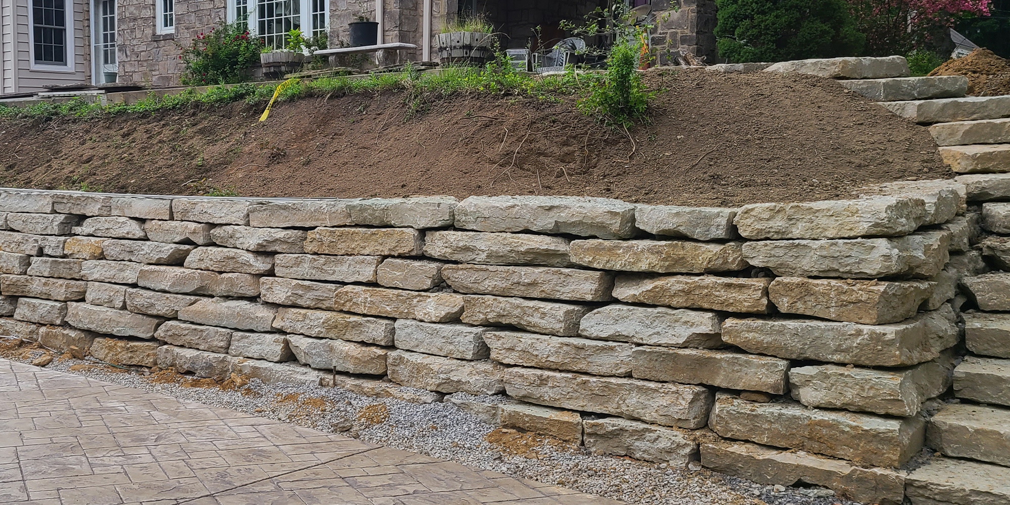 McGinn Hardscaping - Ohio Stone Retaining Wall