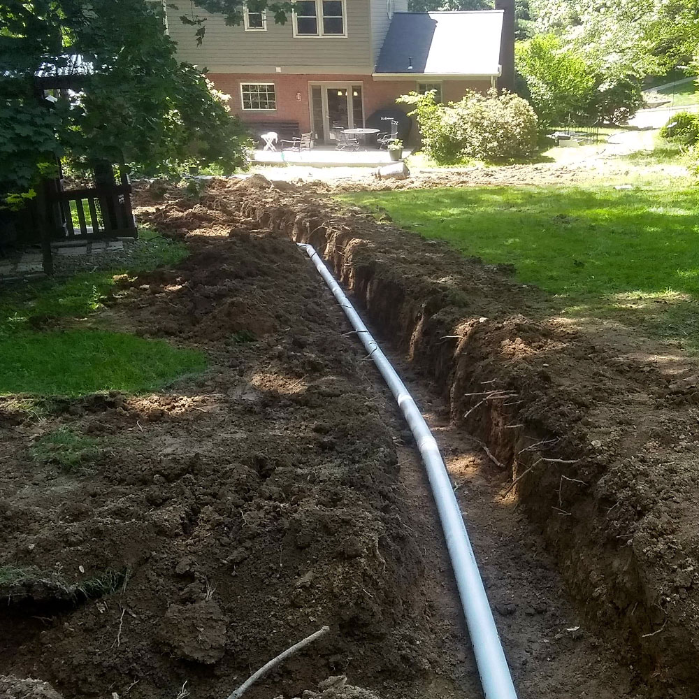 McGinn Landscaping - Residential French Drain