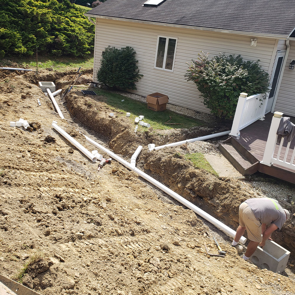 McGinn Landscaping - Residential Drainage Work